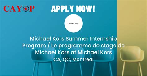 retail buying intern michael kors|michael kors online jobs.